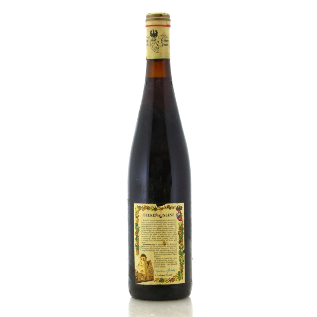 Image for Pieroth Westhofener Bergkloster Ortega Beerenauslese 1989