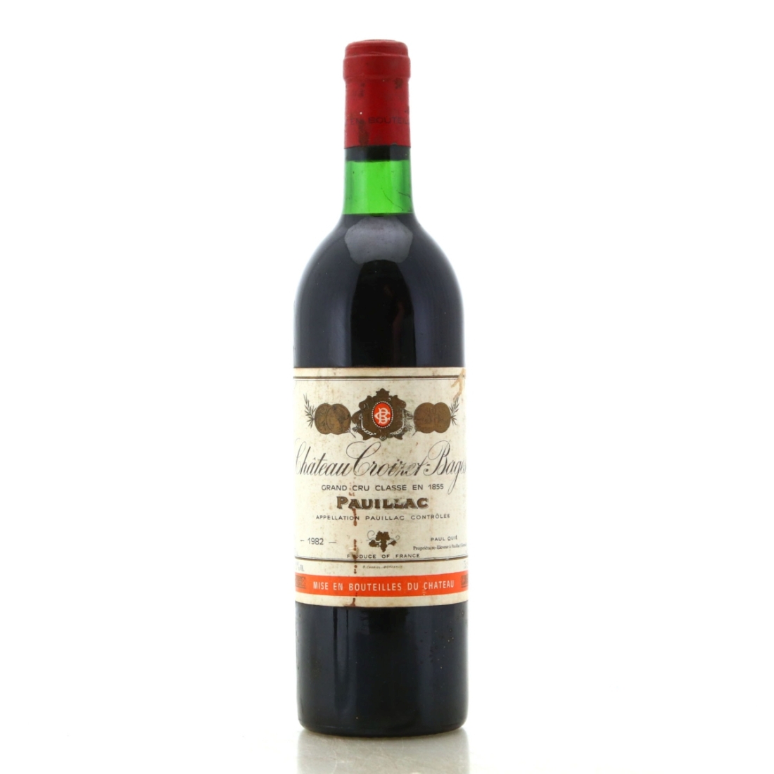 Image for Château Croizet-Bages 1982
