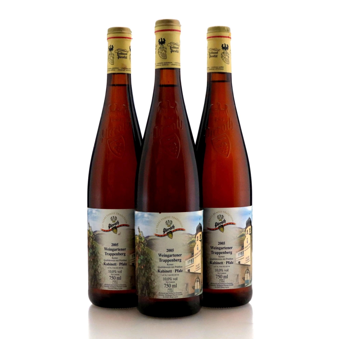Image for Pieroth Weingartener Trappenberg Kerner Kabinett 2005 x 3