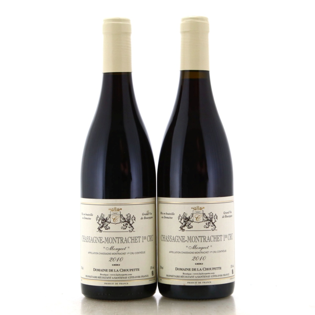Image for Domaine de la Choupette Morgeot 2010 x 2