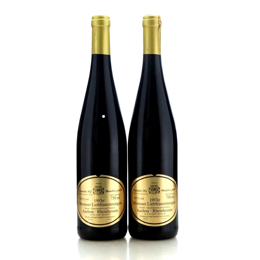 Image for Niederthäler Hof Wormser Liebfrauenmorgen Kerner Auslese 1997 x 2