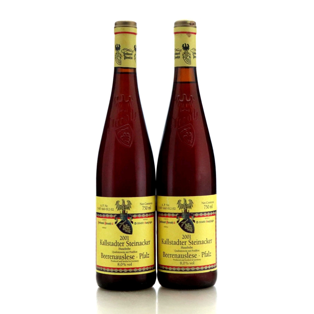 Image for Pieroth Kallstadter Steinacker Huxelrebe Beerenauslese 2001 x 2