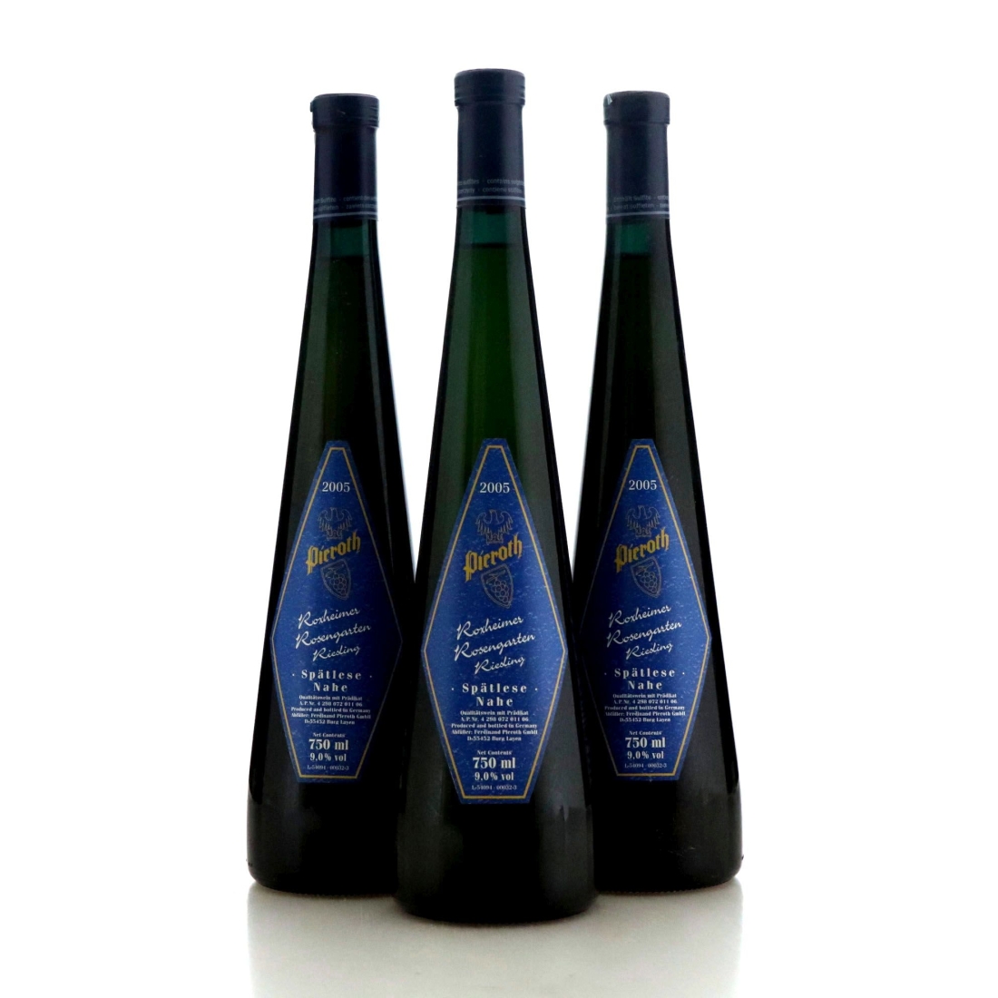 Image for Pieroth Roxheimer Rosengarten Riesling Spätlese 1995 x 3