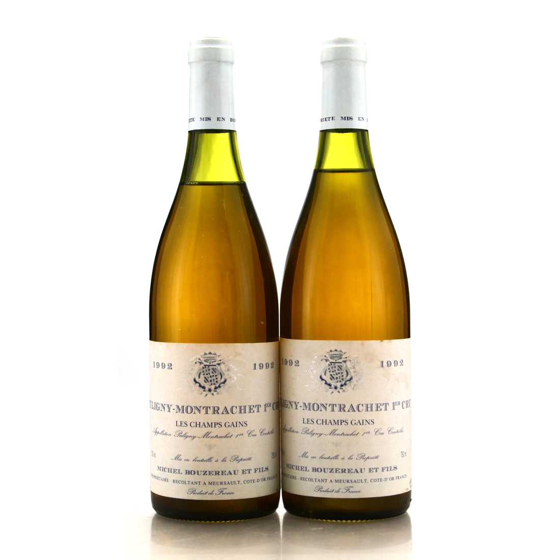 Michel Bouzereau Les Champs Gains 1992 Puligny-Montrachet 1er-Cru