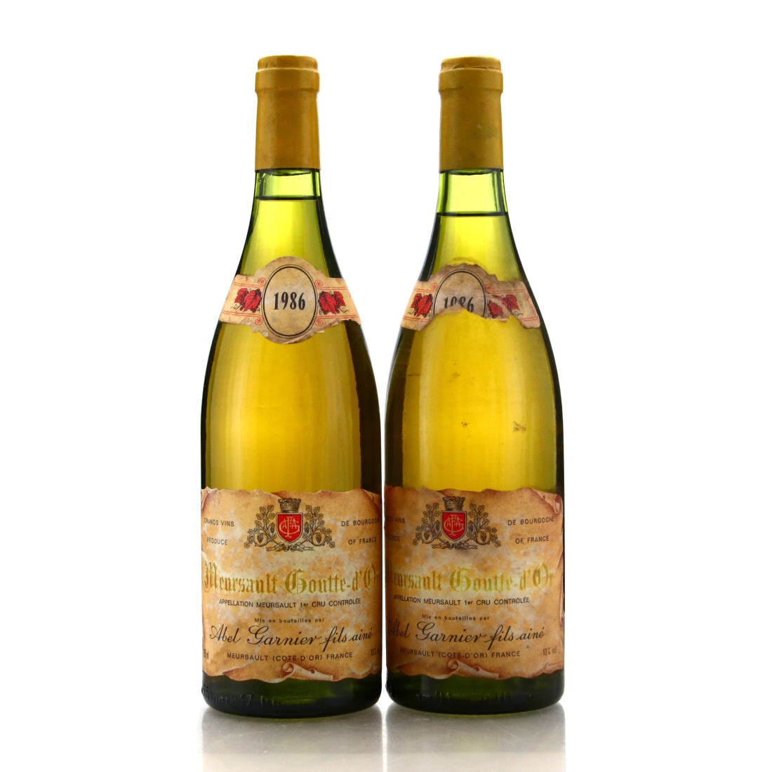 Abel Garnier 1986 Meursault-Goutte d'Or 1er-Cru