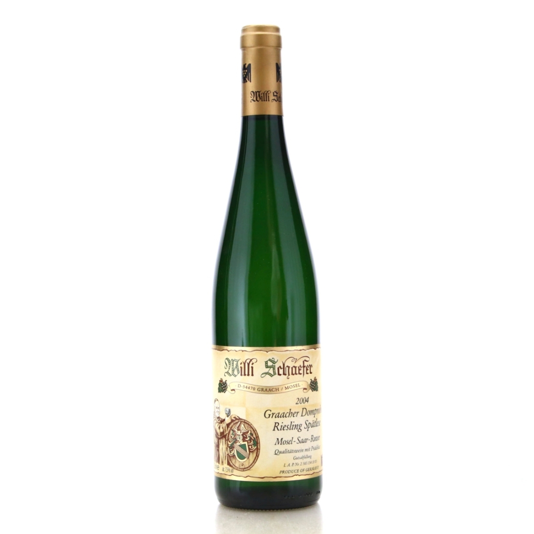 Image for Willi Schaefer Graacher Domprobst Riesling Spätlese 2004