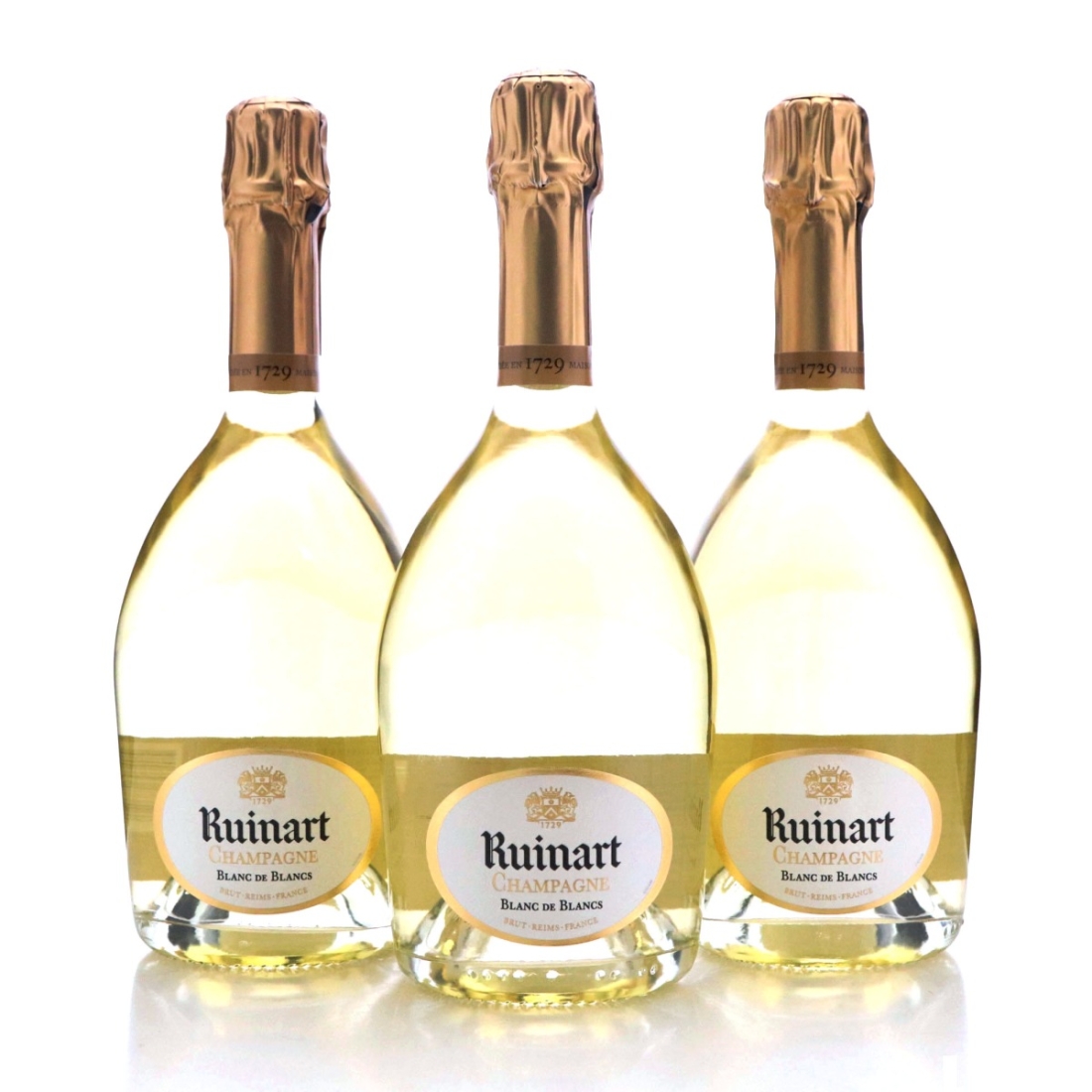 Image for Ruinart Blanc-de-Blancs Champagne x 3