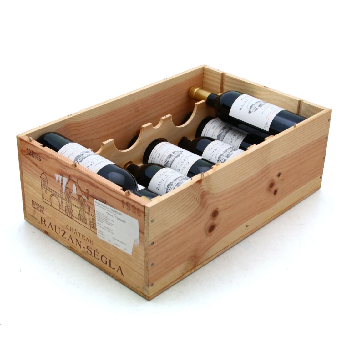 Image for Château Rauzan-Ségla 1996 Margaux 2eme-Cru x 8