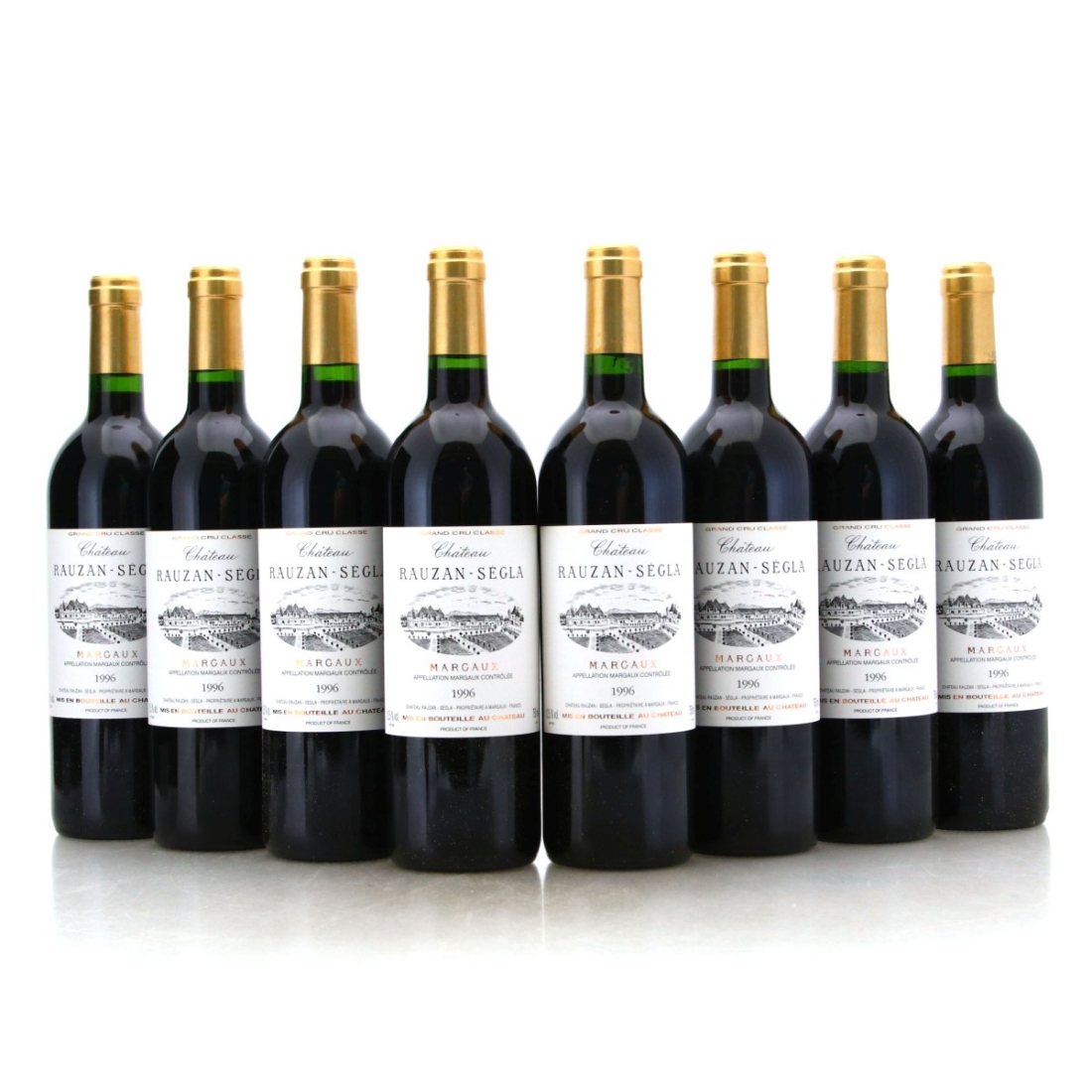 Image for Château Rauzan-Ségla 1996 Margaux 2eme-Cru x 8
