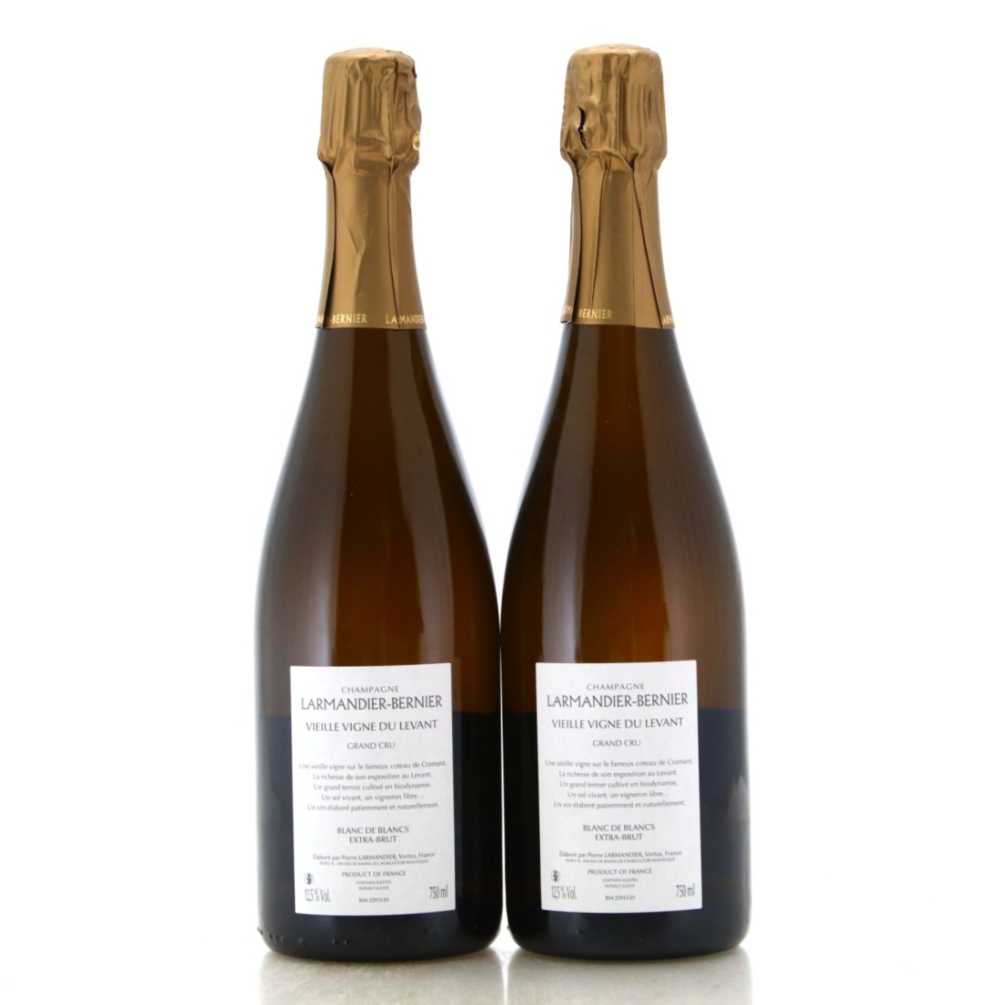 Image for Larmandier-Bernier Vielle Vigne Du Levant 2011 Vintage Champagne x 2