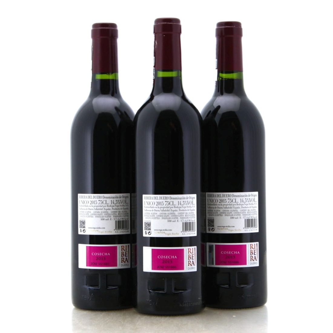 Image for Vega Sicilia Unico 2015 x 3