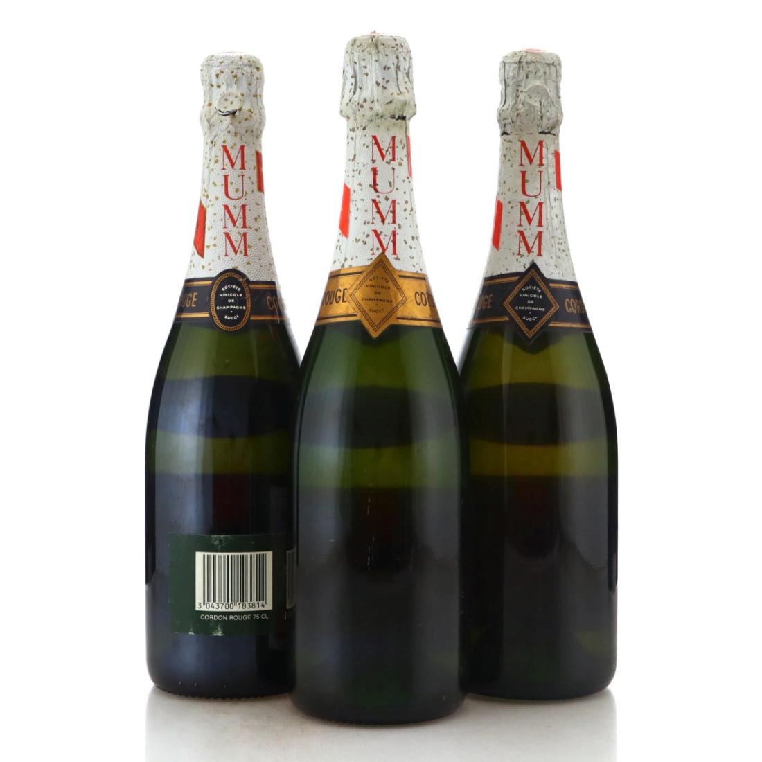 Image for G.H. Mumm Cordon Rouge Champagne x 3