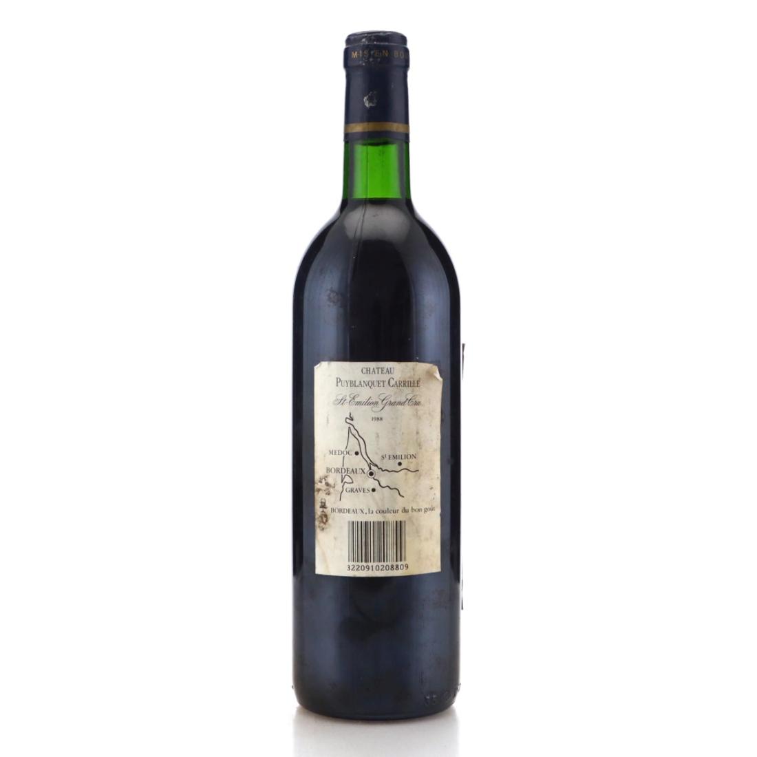 Image for Château Puyblanquet Carrille 1988