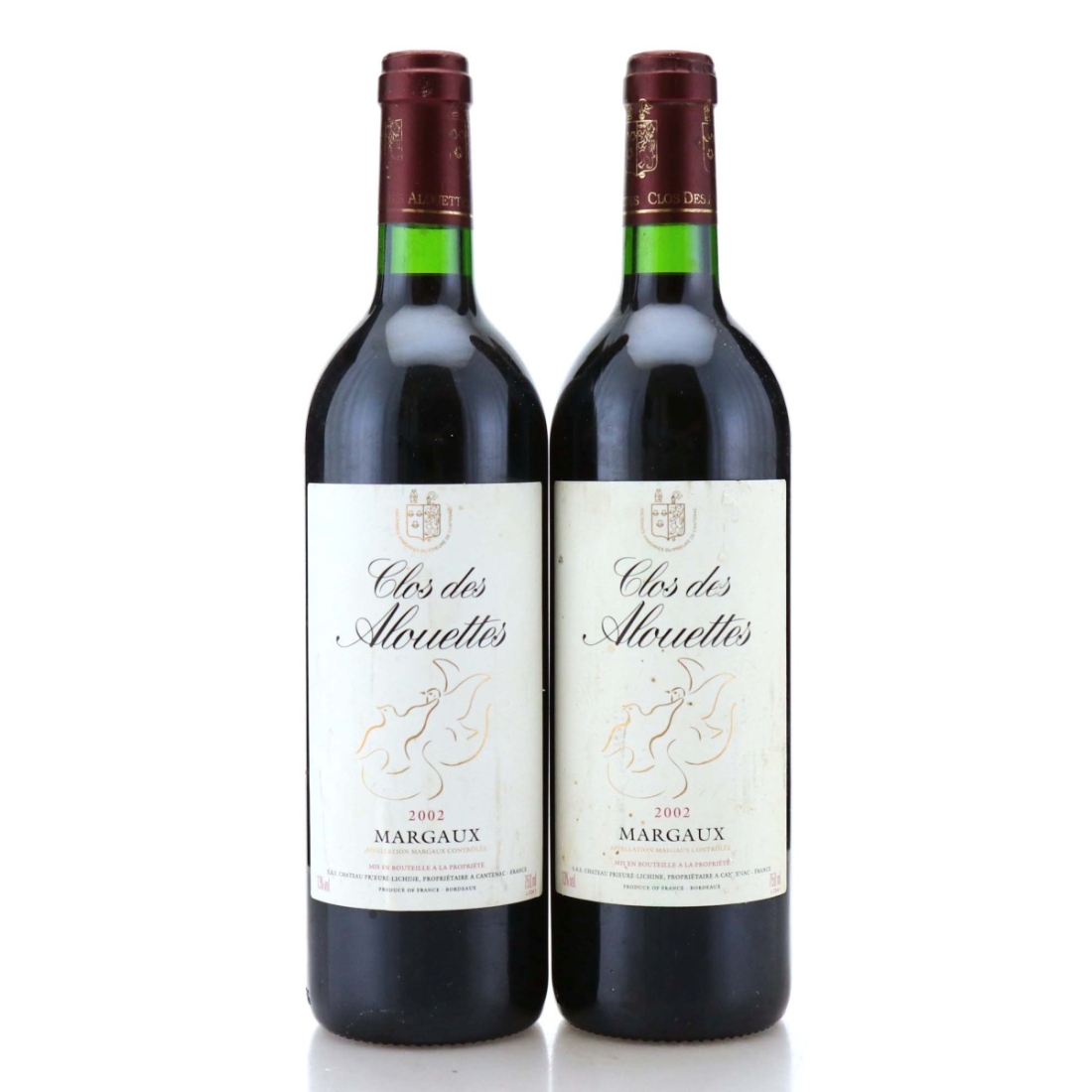 Image for Château Prieuré Lichine Clos des Alouettes 2002 x 2