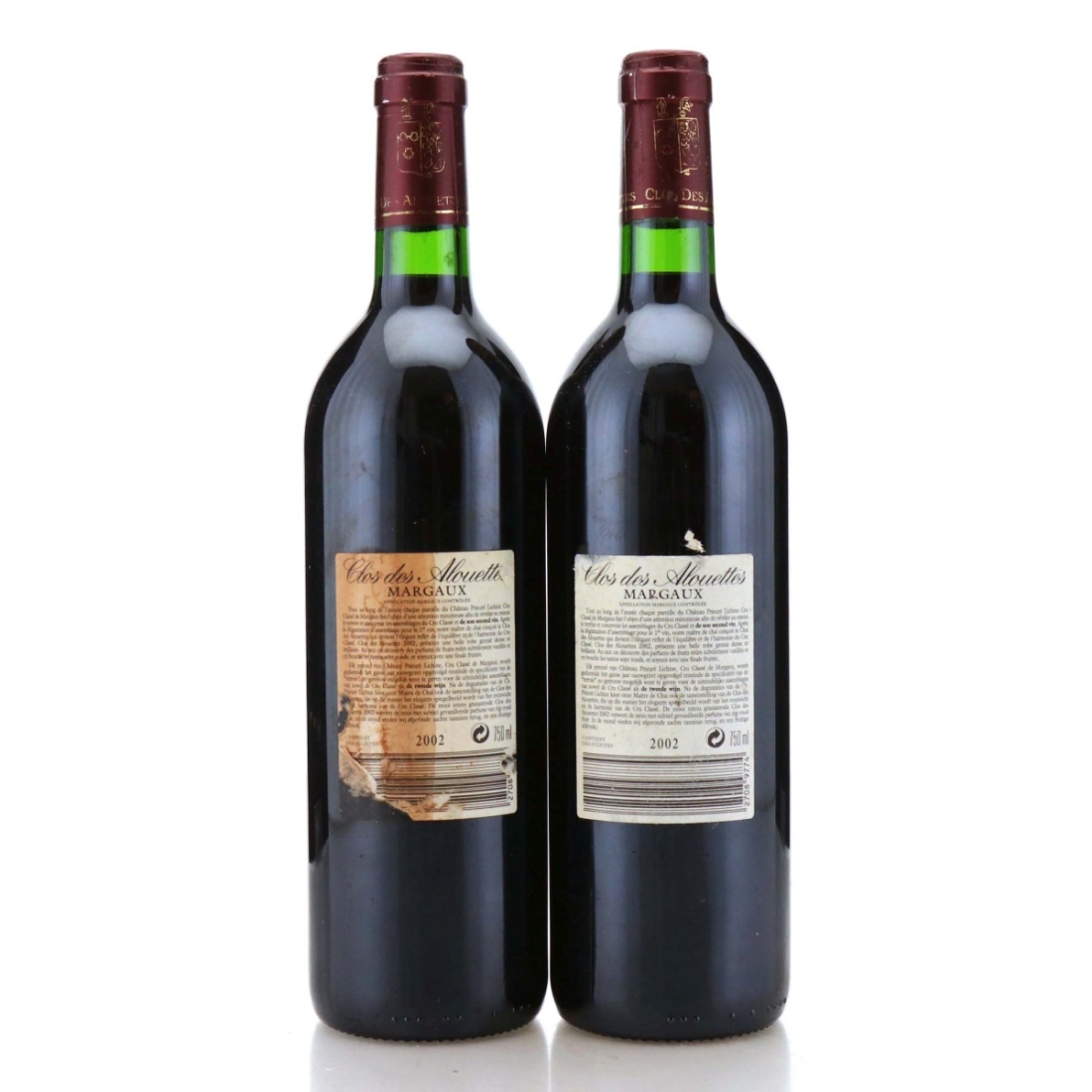 Image for Château Prieuré Lichine Clos des Alouettes 2002 x 2