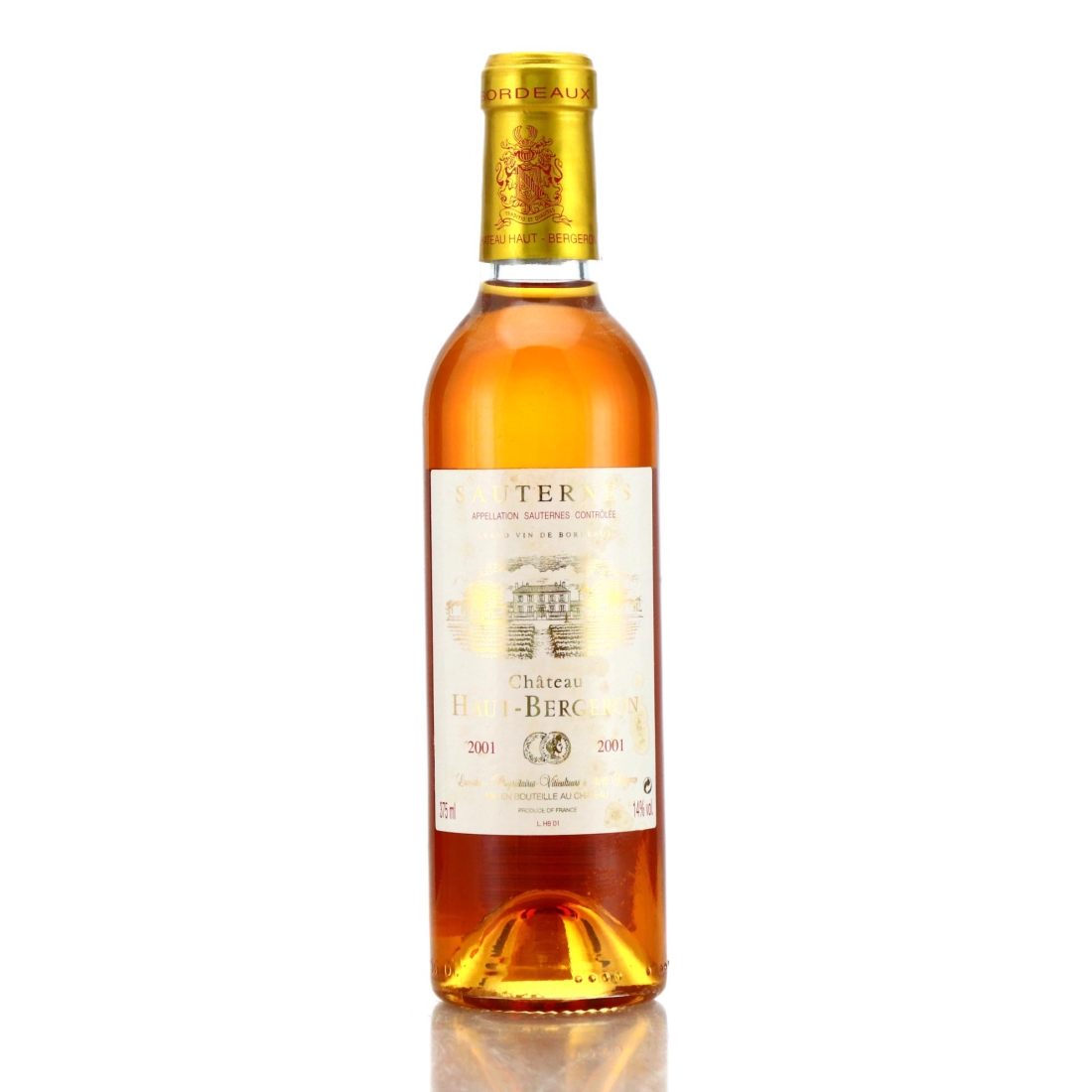 Image for Chateau Haut - Bergeron 2001 Sauternes