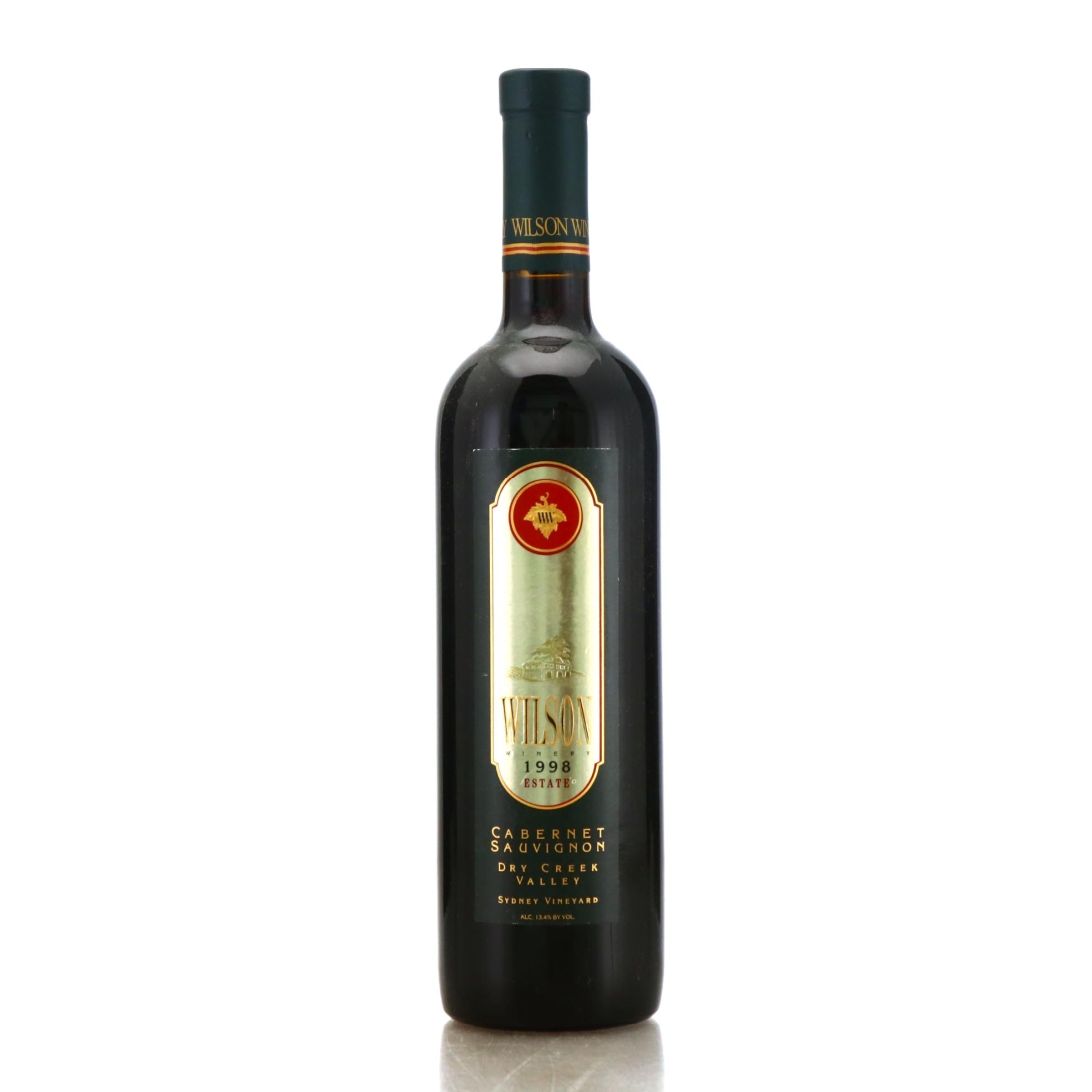 Image for Wilson Winery Sydney Vineyard Cabernet Sauvignon 1998 Dry Creek Valley