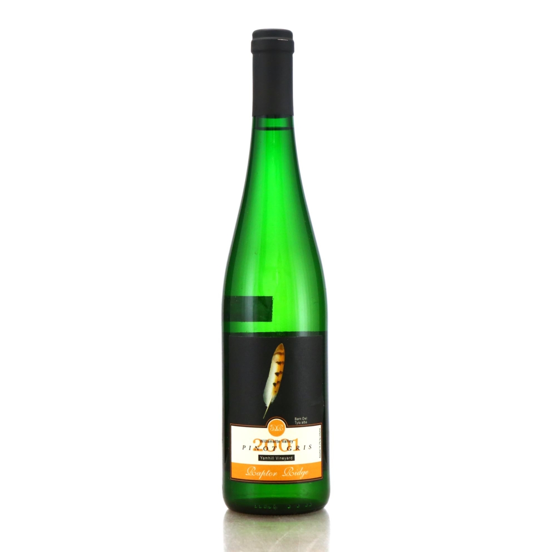 Image for Raptor Ridge Winery Yamhill Vineyard Pinot Gris 2001 Willamette Valley