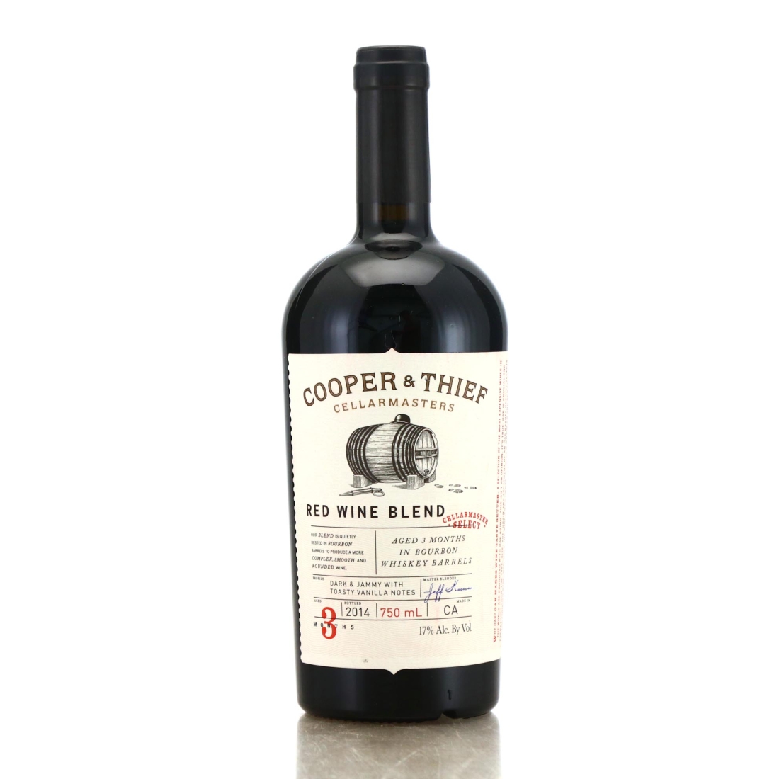 Image for Cooper and Thief Bourbon Barrel Aged Red Wine Blend 2014 California