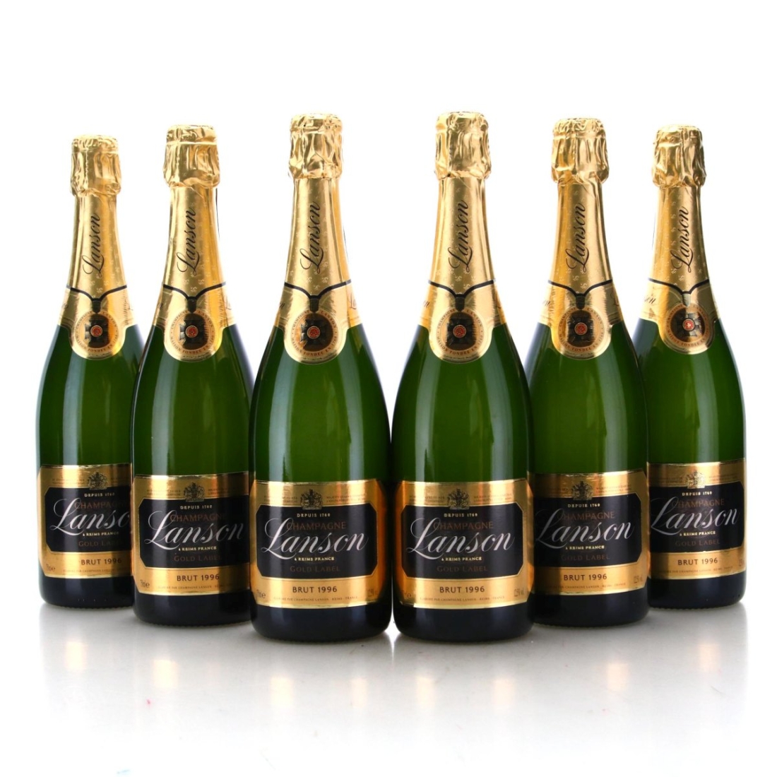 Image for Lanson Gold Label 1996 Vintage Champagne x 6