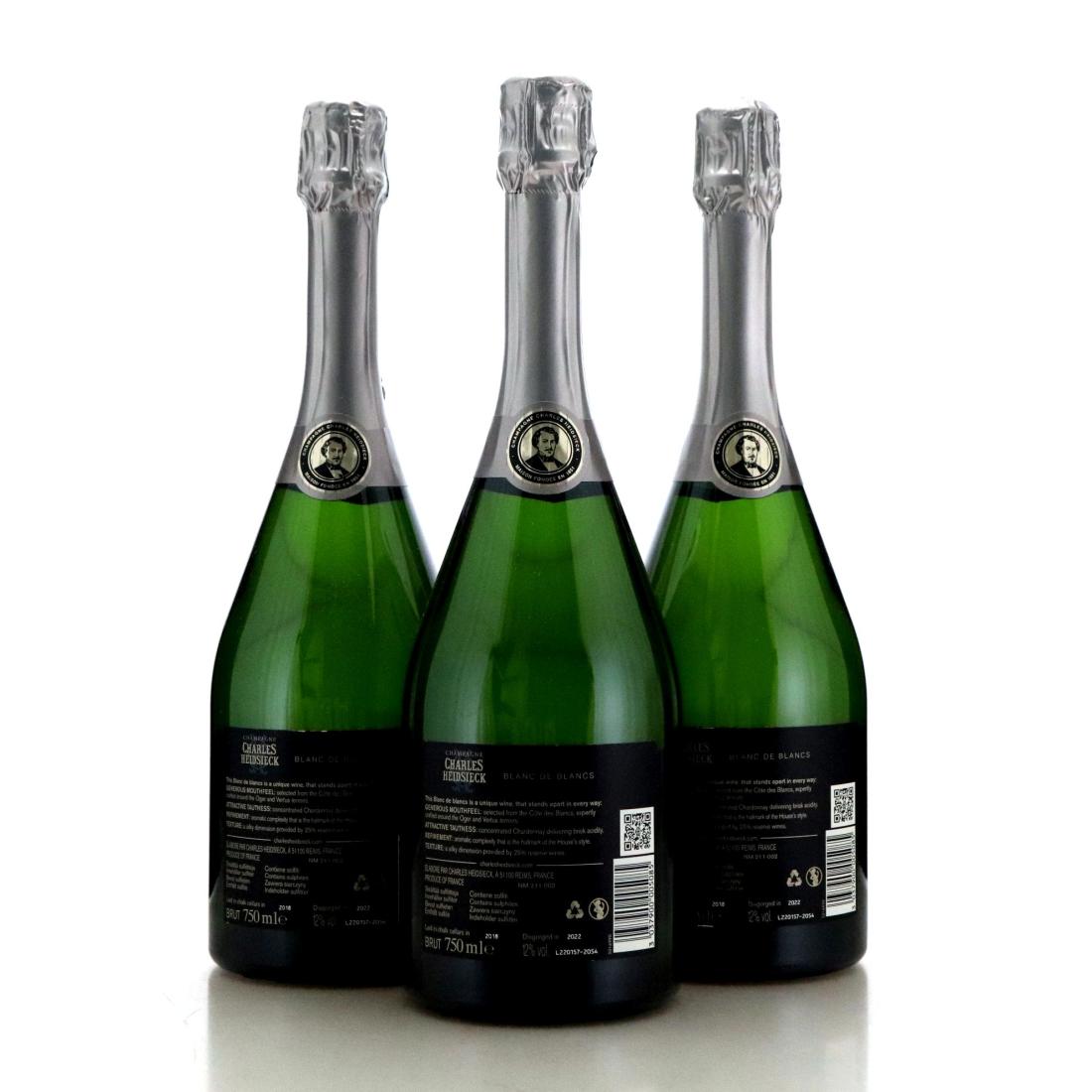 Image for Charles Heidsieck Blanc-de-Blancs Champagne x 3 / disgorged 2022
