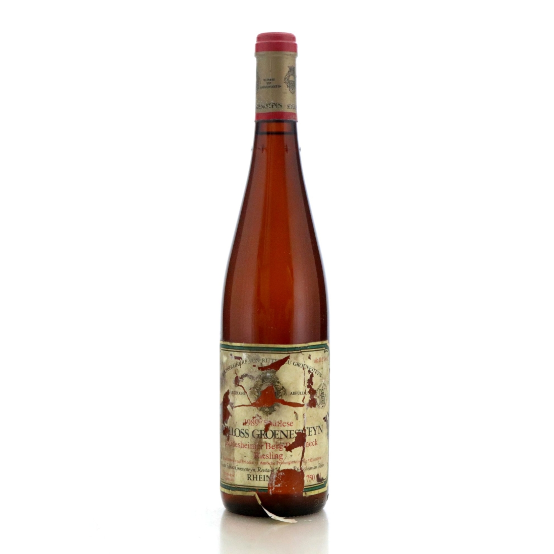 Image for Schloss Groenesteyn Rüdesheimer Berg Roseneck Riesling Spätlese 1989