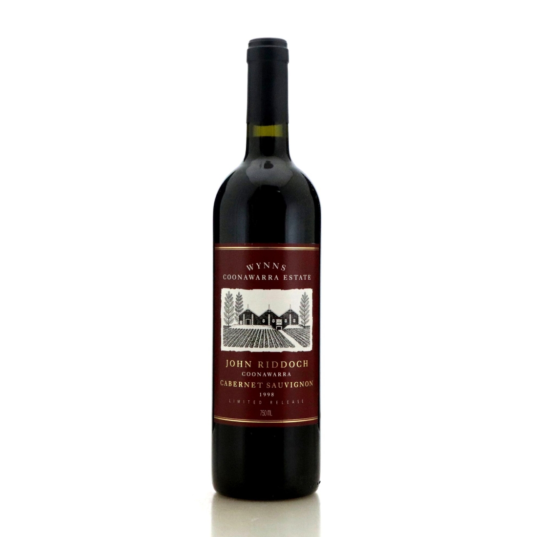 Image for Wynns John Riddoch Cabernet Sauvignon 1998