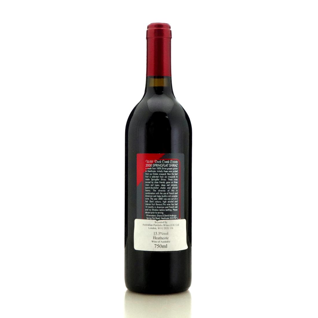 Image for Wild Duck Creek Springflat Shiraz 2000