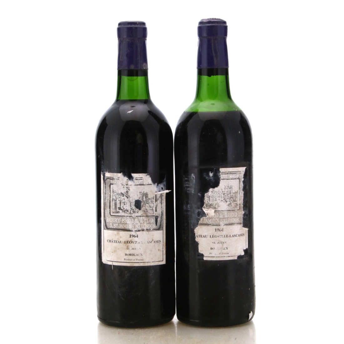 Image for Château Léoville Las Cases 1964 Berry Bros & Rudd x 2 
