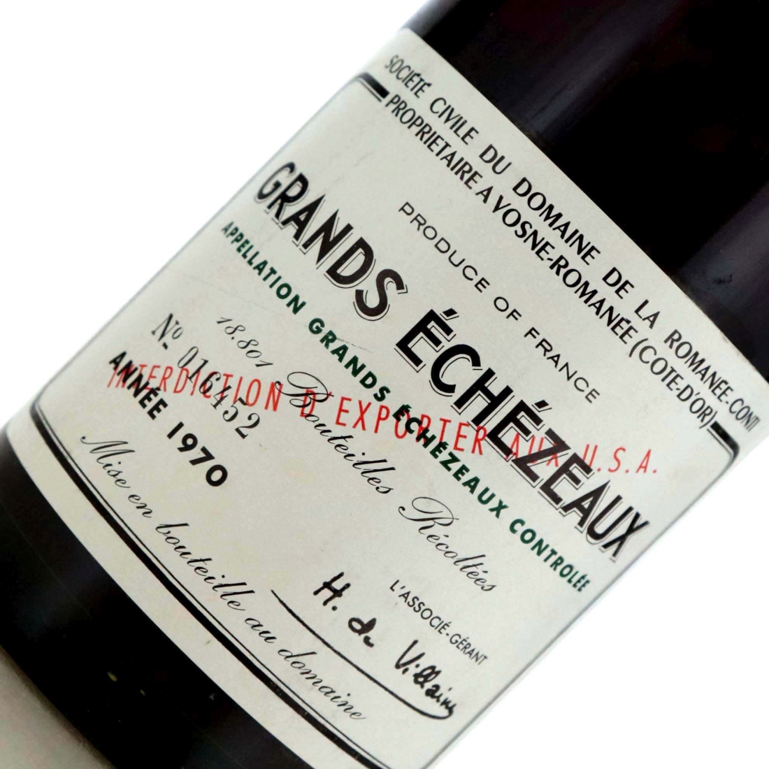 Image for Domaine de la Romanée-Conti 1970