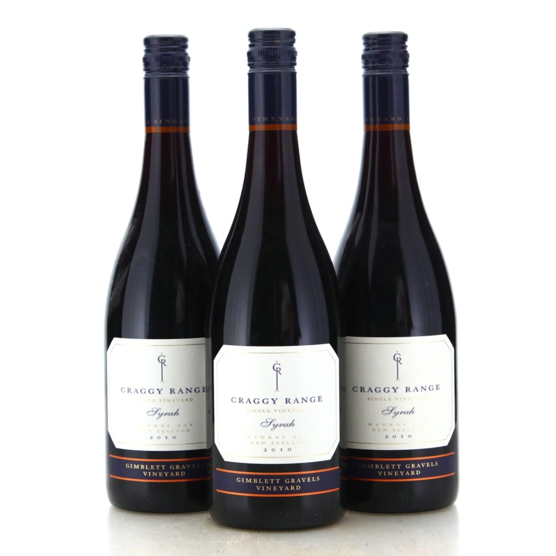Image for Craggy Range Gimblett Gravels Single Vineyard Syrah 2010 x 3