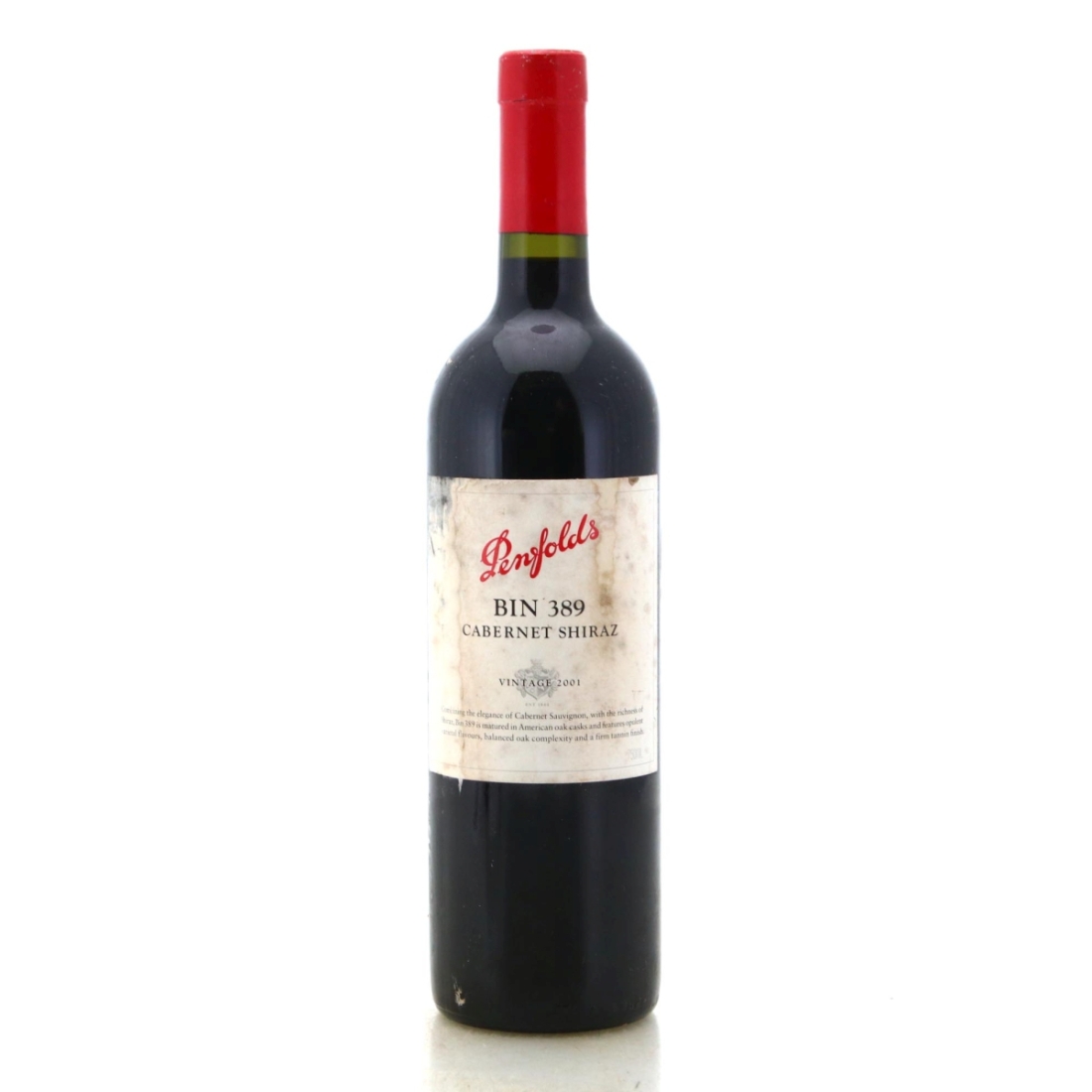 Image for Penfolds Bin 389 Cabernet-Shiraz 2001