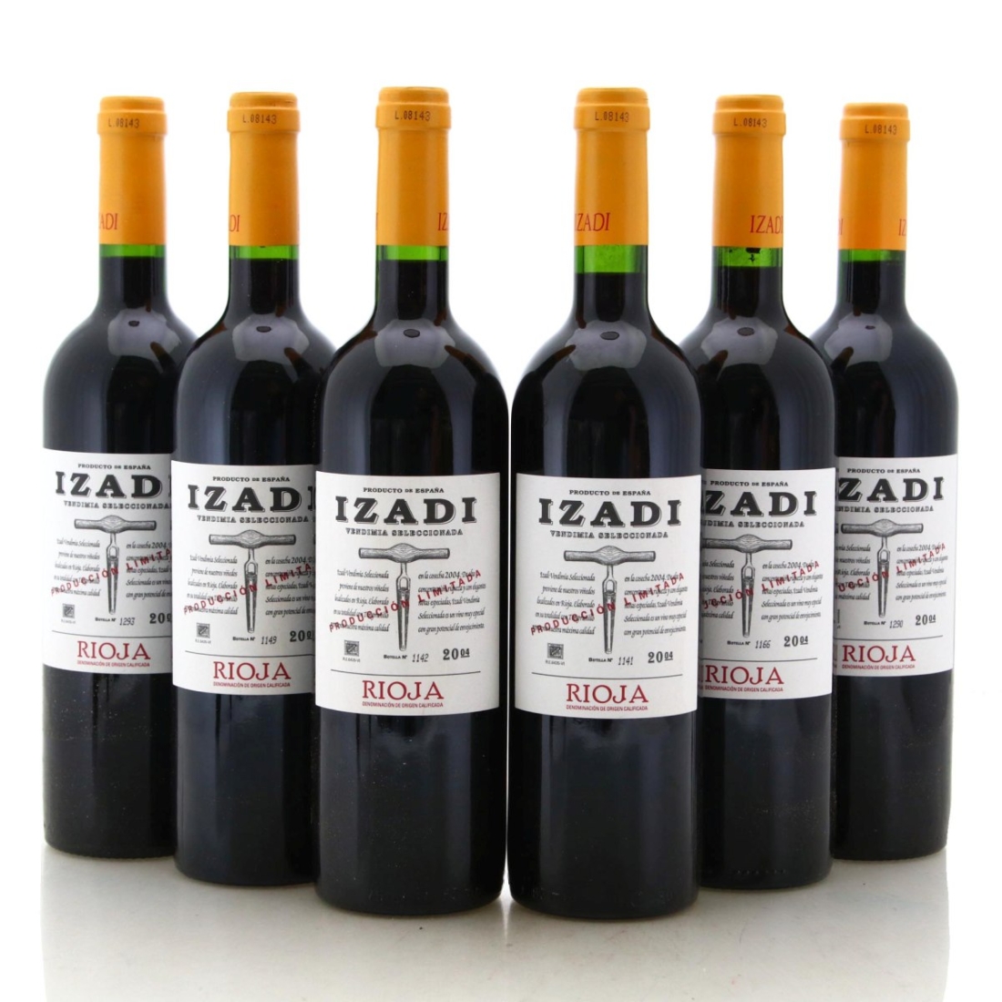 Image for Izadi Vendimia Seleccionada 2004 Rioja x 4