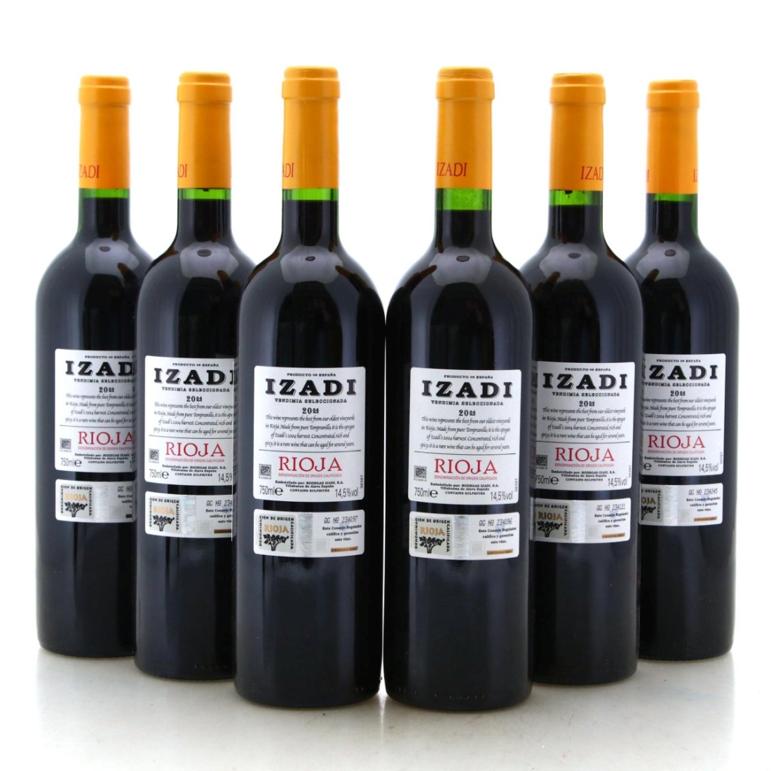 Image for Izadi Vendimia Seleccionada 2004 Rioja x 4