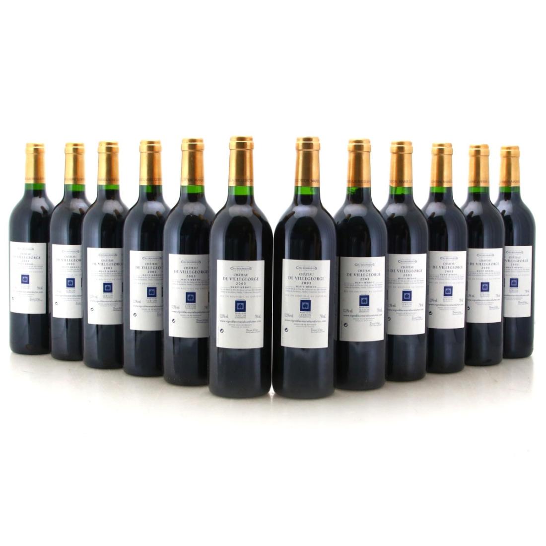 Image for Château de Villegeorge 2003 x 12