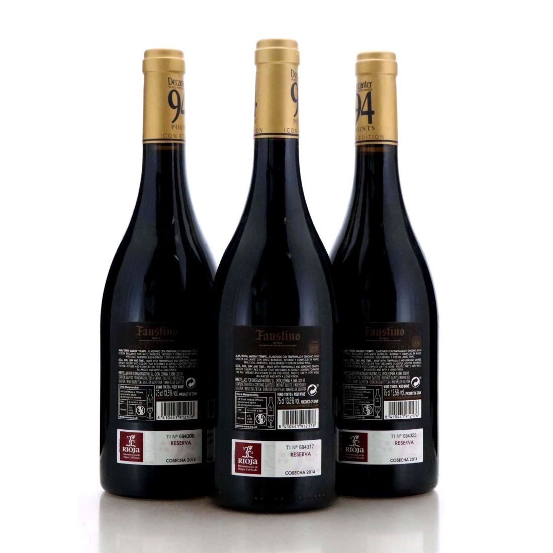 Image for Faustino Icon Edition Reserva Especial 2014 x 3