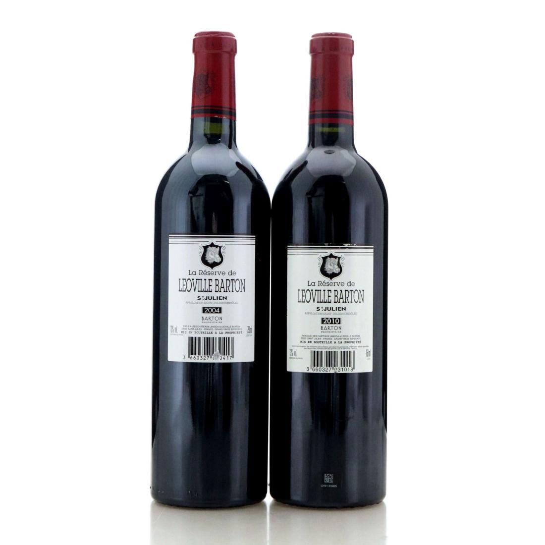 Image for La Reserve de Léoville Barton 2004 x 2