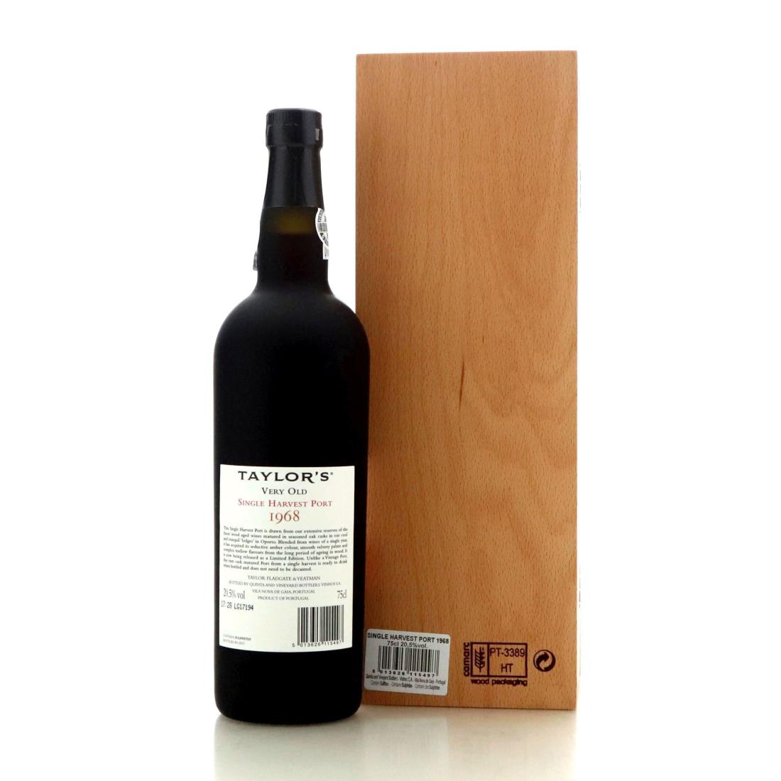 Image for Taylor's Limited Edition Very Old 1968 Single Harvest Tawny Port