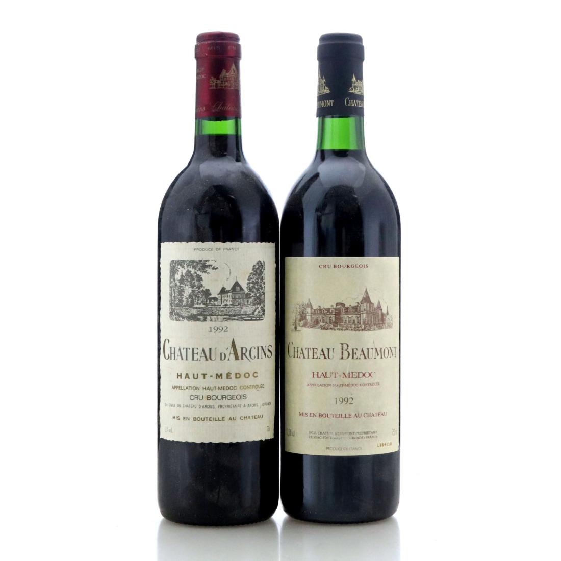 Image for Assorted Cru Bourgeois 1992 Haut-Medoc x 2
