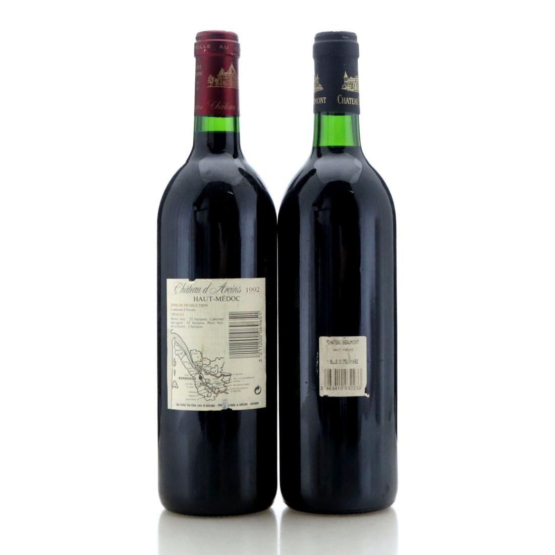 Image for Assorted Cru Bourgeois 1992 Haut-Medoc x 2