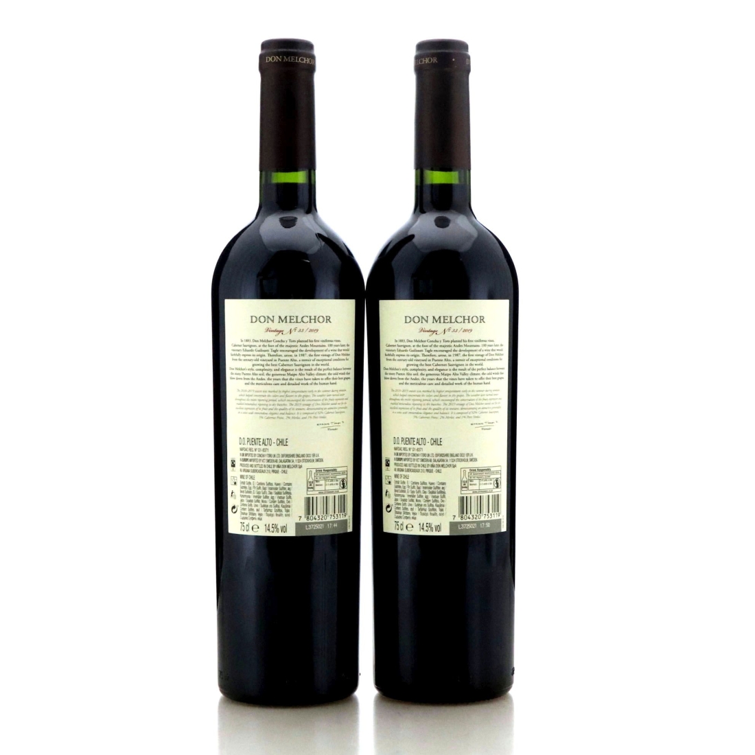 Image for Concha y Toro Viña Don Melchor Cabernet Sauvignon 2019 x 2