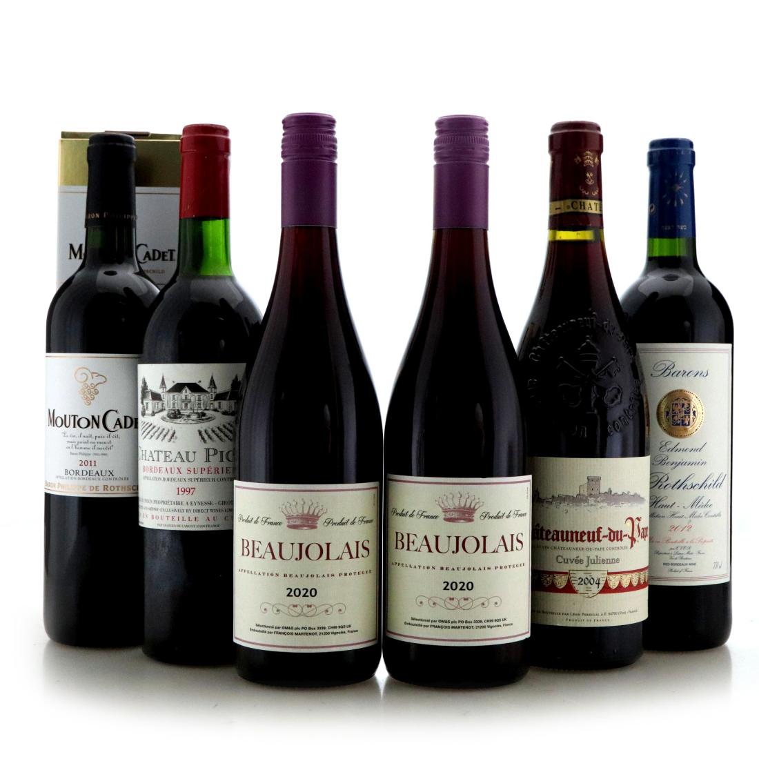 Image for Assorted French Red Wine x 6