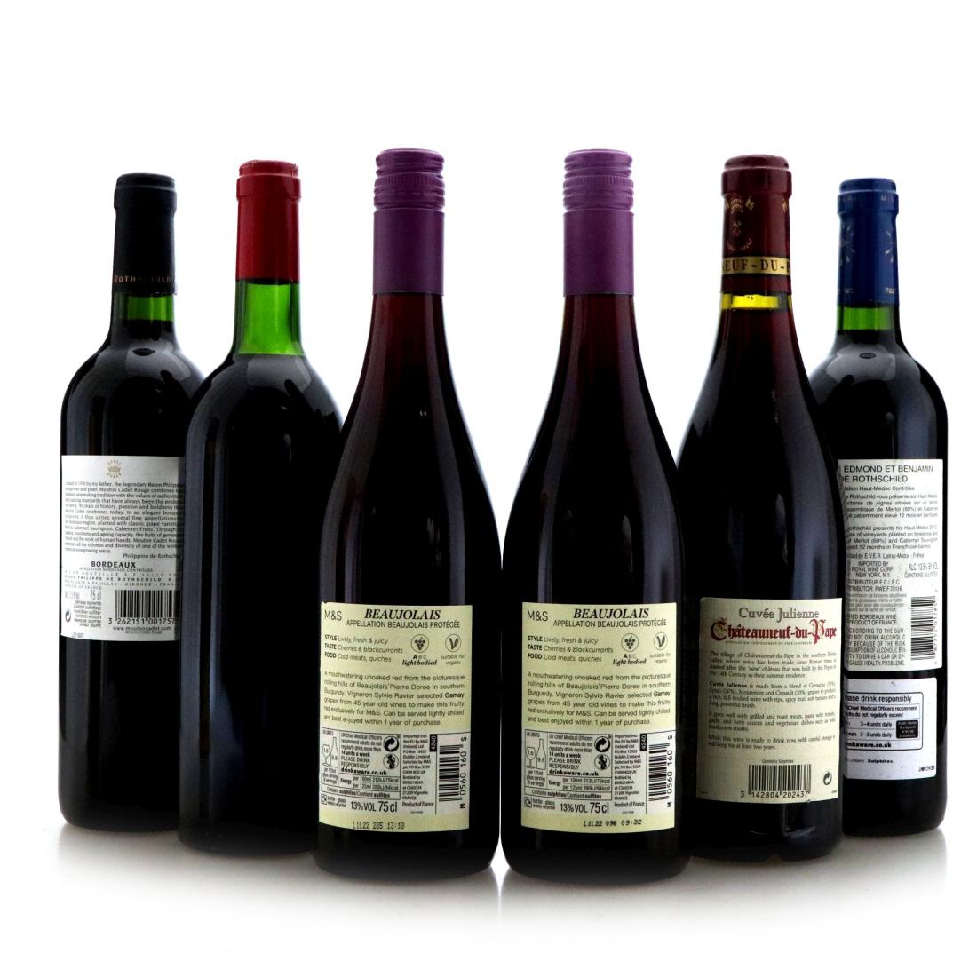 Image for Assorted French Red Wine x 6