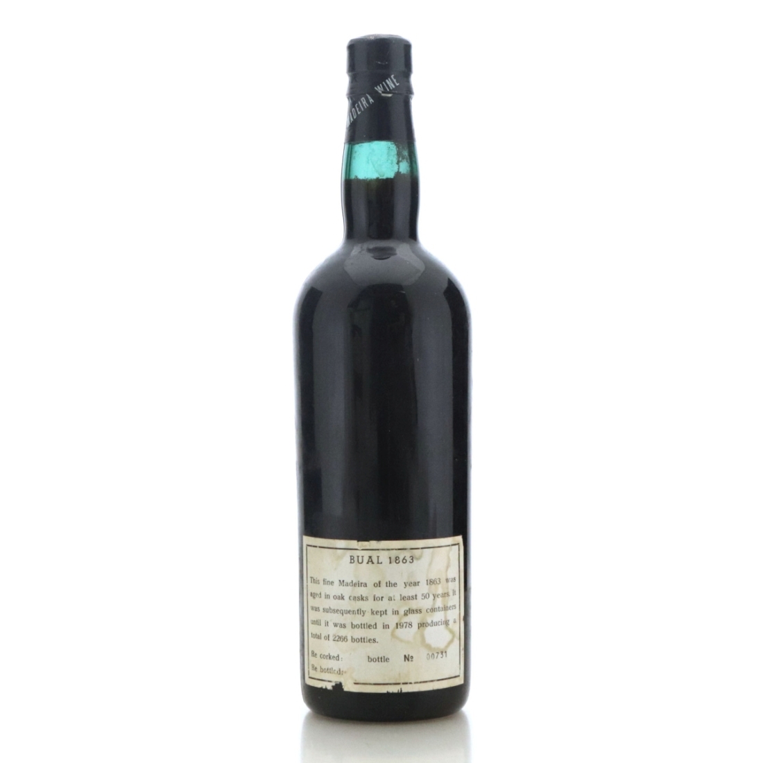 Image for 1863 Bual Madeira / Bottled 1978