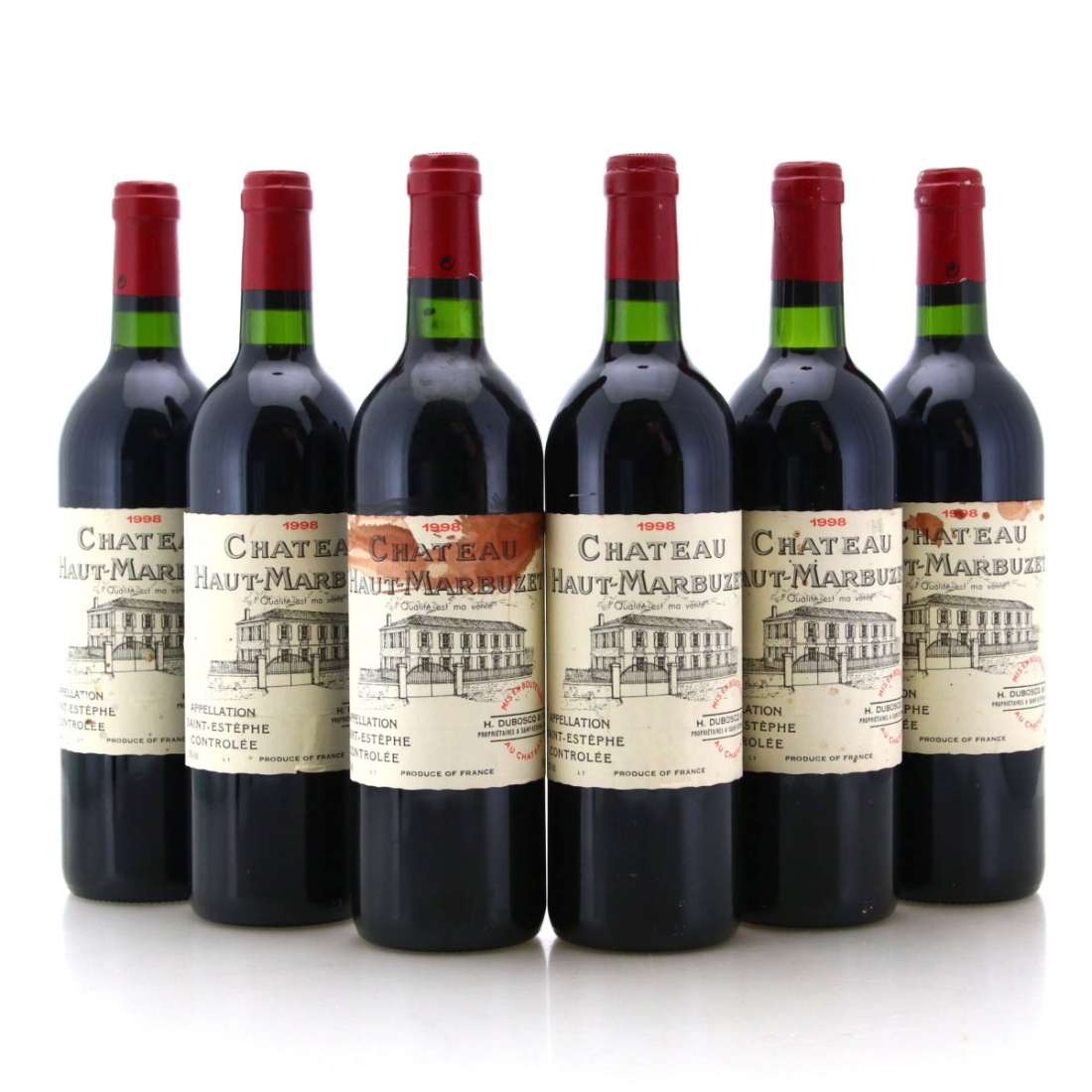 Image for Château Haut-Marbuzet 1998 x 6