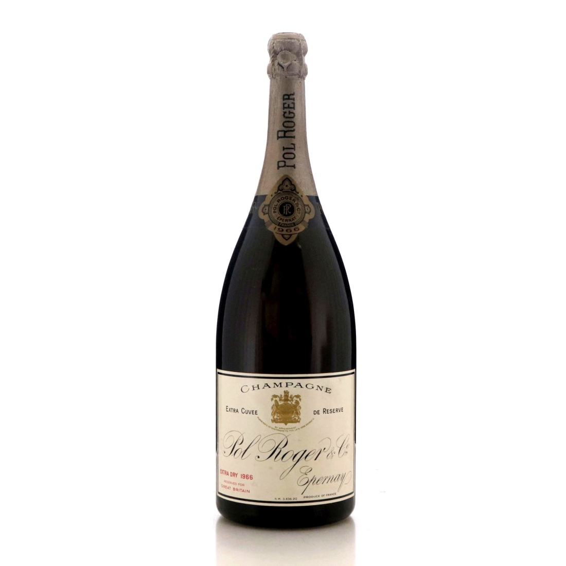 Image for Pol Roger Extra Cuvée de Reserve 1966 Vintage Champagne