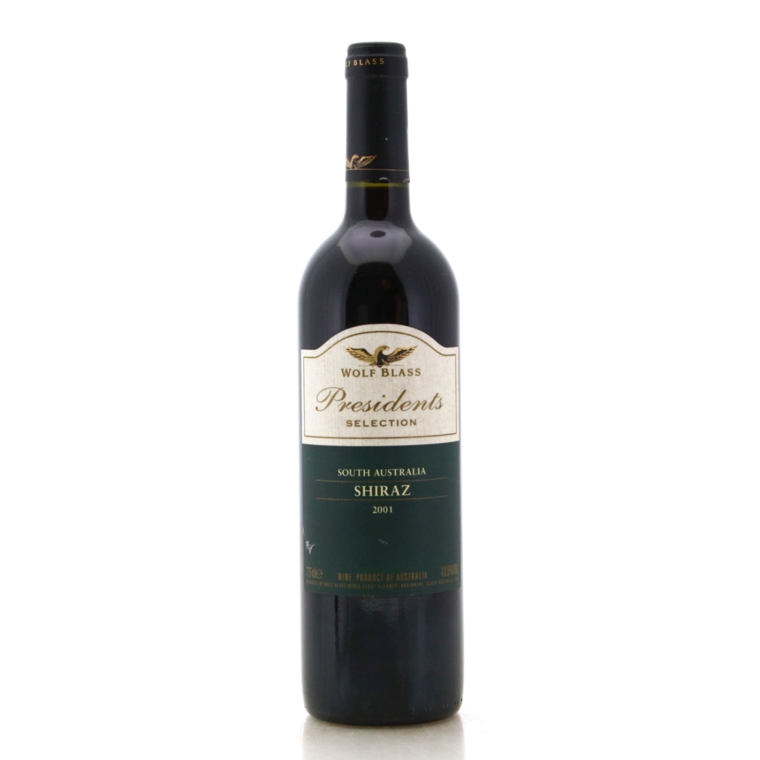 Image for Wolf Blass Presidents Selection Shiraz 2001