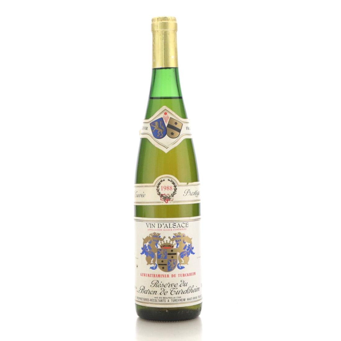Image for Réserve du Baron de Turckheim Cuvée Prestige Gewürztraminer 1988