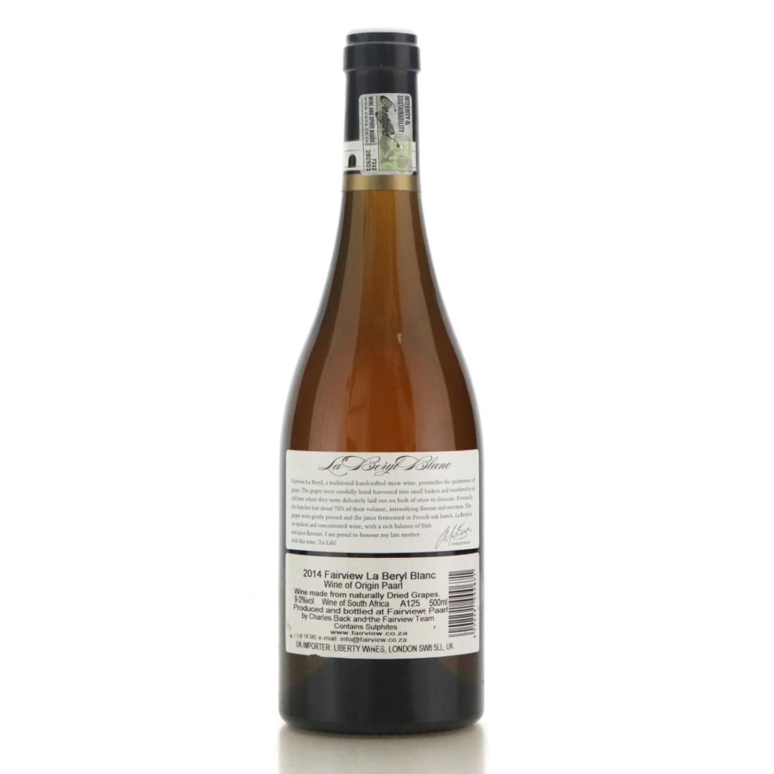 Image for Fairview La Beryl Blanc 2014 / Half Litre
