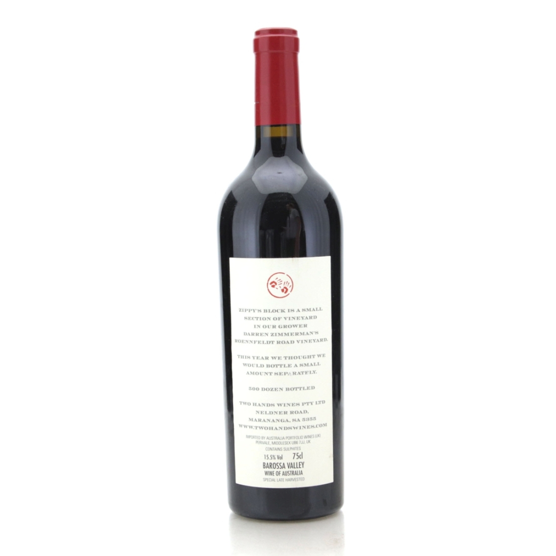 Image for Two Hands Zippy's Block Shiraz 2005